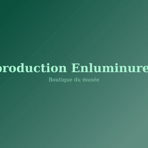 Reproduction Enluminure A4