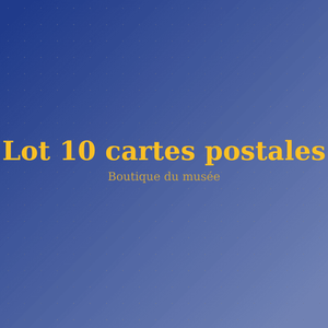 Lot 10 cartes postales